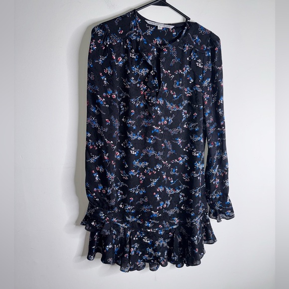 Veronica Beard Floral Print Silk Dress - Picture 5 of 11